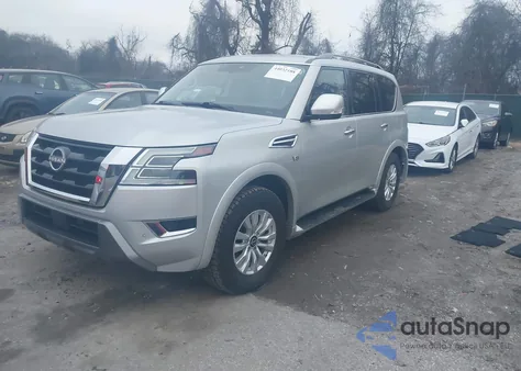 2021 Nissan Armada Sv 4Wd z USA, uszkodzony, nr VIN JN8AY2AD4M9662101